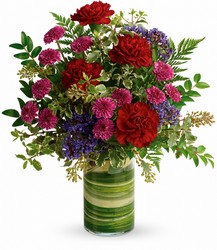 Vivid Love Bouquet from Kinsch Village Florist, flower shop in Palatine, IL